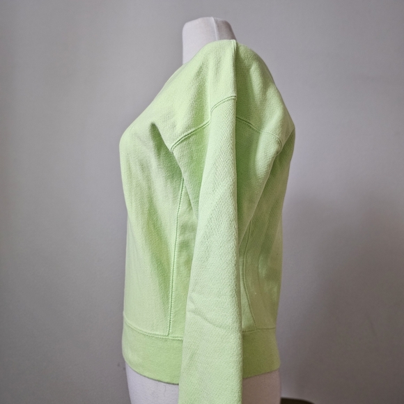 Champion reverse weave neon green sweatshirt size small - Picture 8 of 12